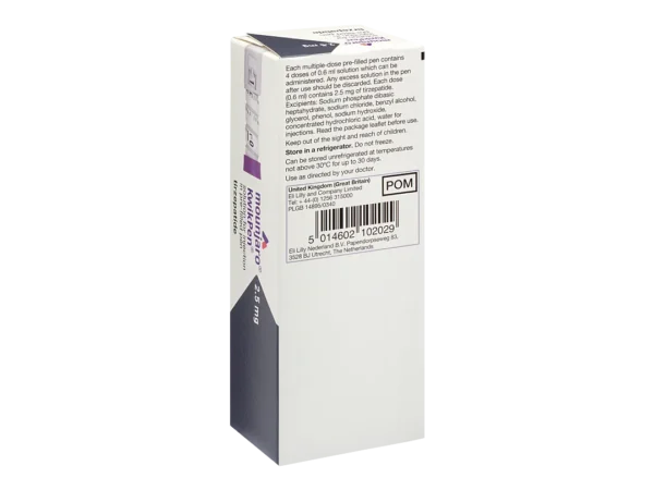 2.5b mounjaro 2.5mg back