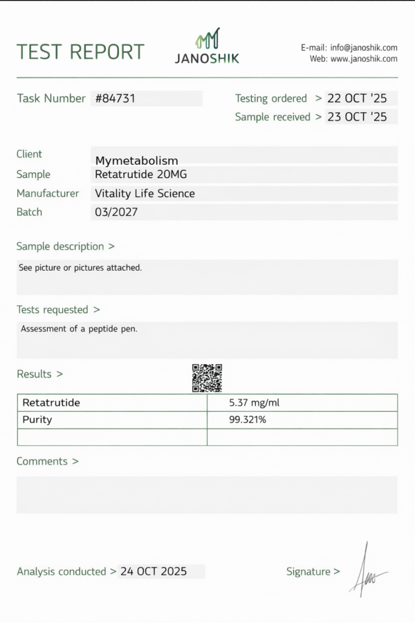 Updated_Test_Report_Mymetabolism test report