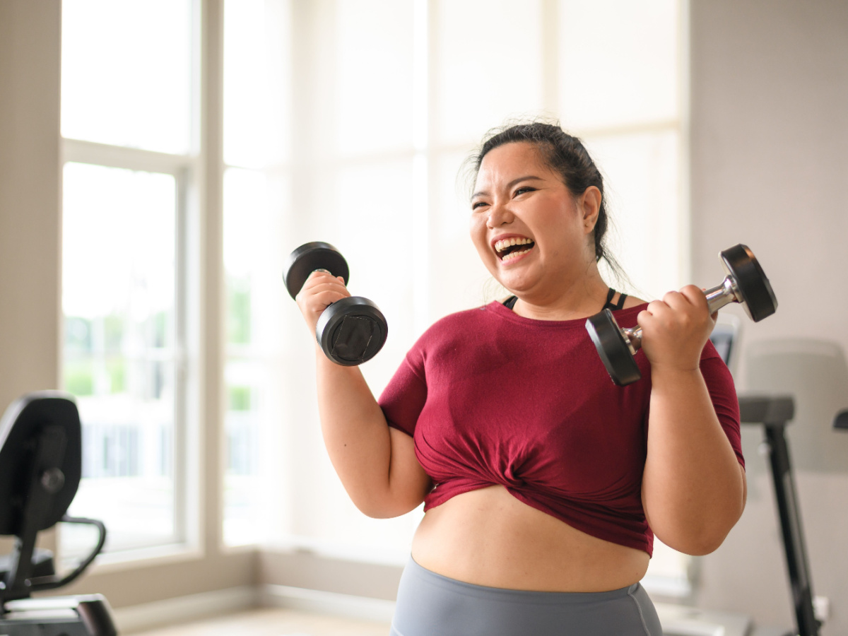 Exercising on Mounjaro — person doing resistance training while on Mounjaro tirzepatide weight loss UK Mymetabolism exercise guide