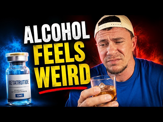 Retatrutide alcohol safety guide showing the effects of drinking while using GLP-1 triple agonist medication for weight loss
