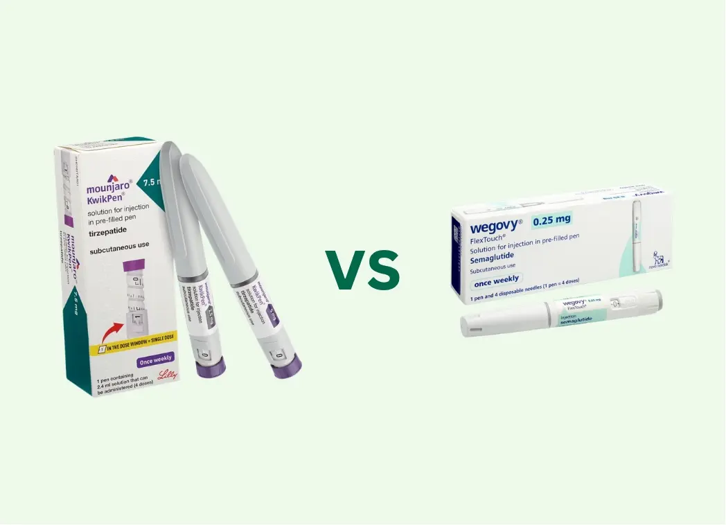 Mounjaro vs Ozempic vs Wegovy Ireland comparison mechanism price effectiveness guide 2026